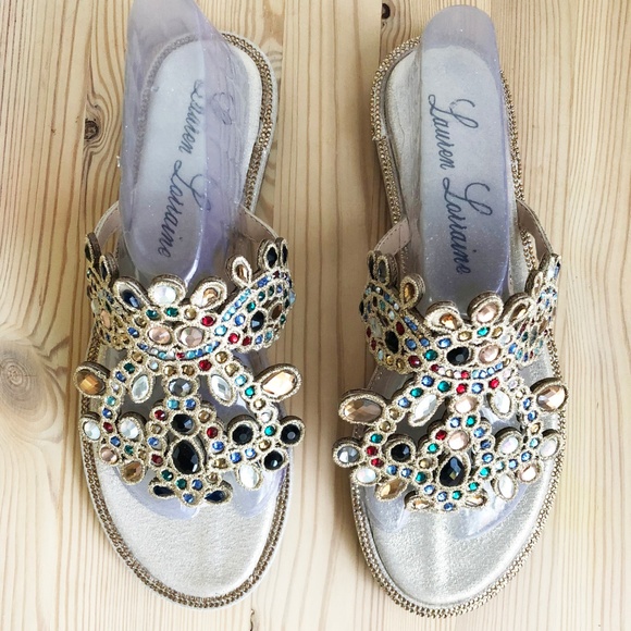 NEW Lauren Lorraine St. Tropez Sandals - Picture 3 of 6